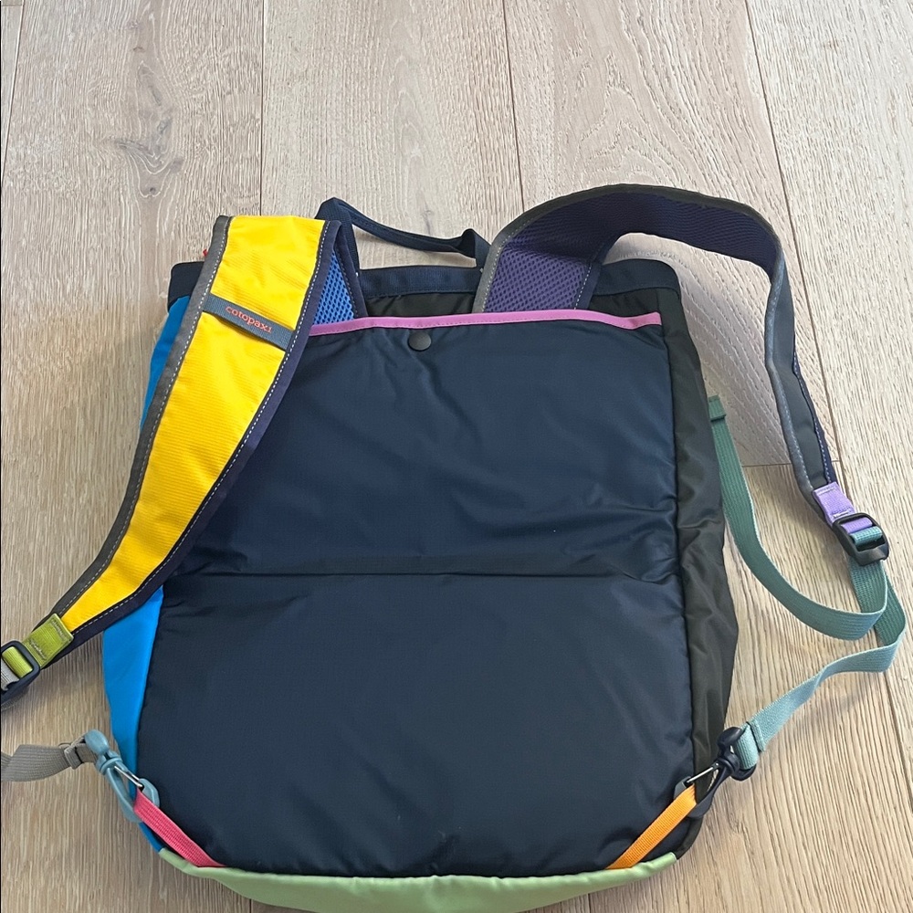Cotopaxi Multi-Color Women's Daypack Tote - Black & Blue with Green Accent - Picture 2 of 2